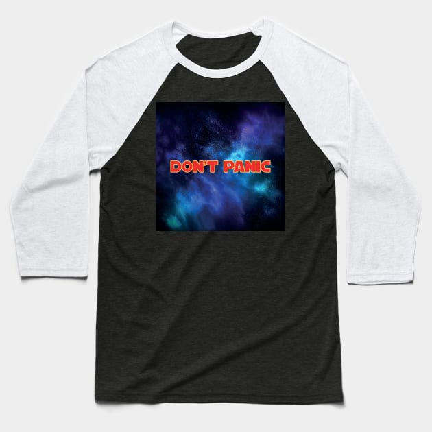 Don't Panic Baseball T-Shirt by marv42